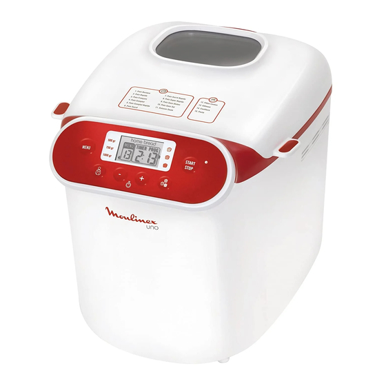 Moulinex uno Manual