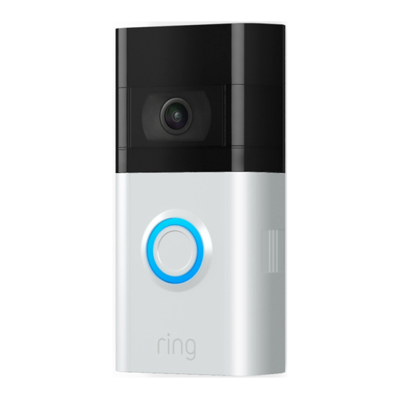 ring Video Doorbell 3 Manual