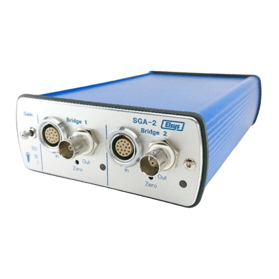 Elsys SGA-2 User Manual