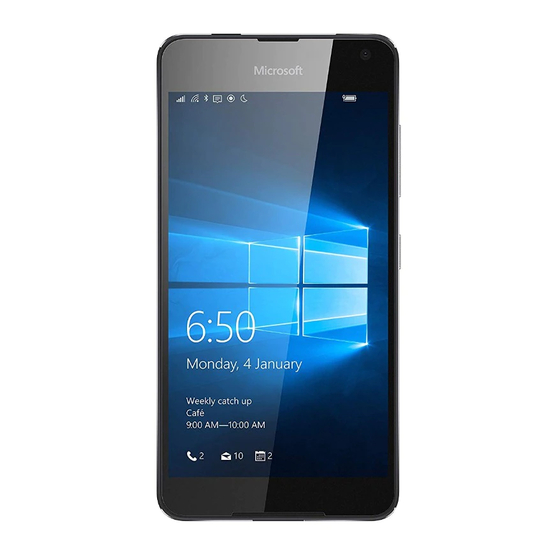 Microsoft Lumia 650 Dual SIM Manuals