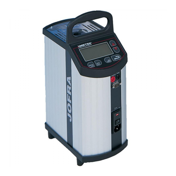 Ametek JOFRA ITC-155 A User Manual