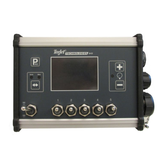 TeeJet Technologies 845 Quick Start Manual