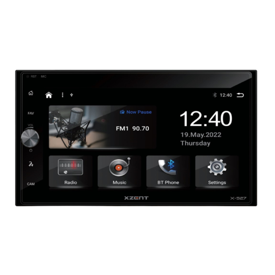 XZENT X-527 Manuals