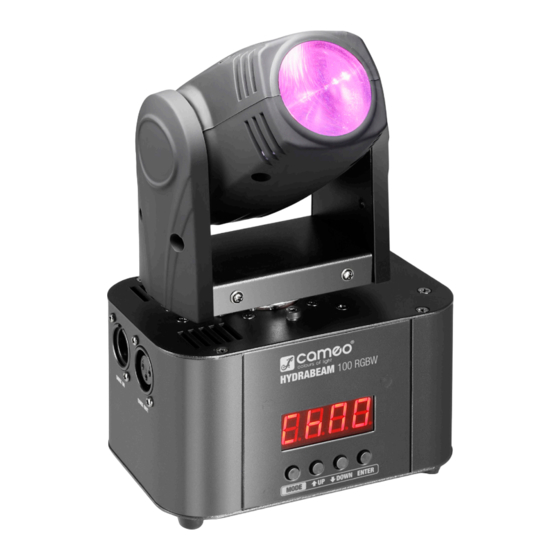Cameo HYDRABEAM 100 User Manual