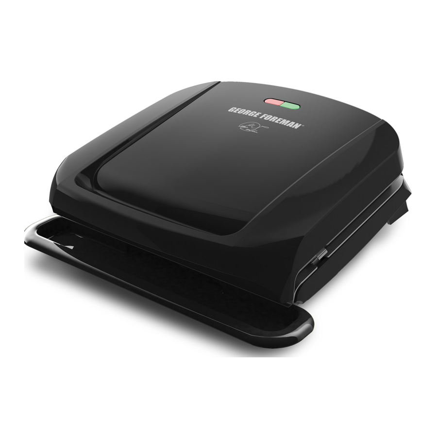 George Foreman GRP1060B - Grill Manual