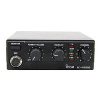 Icom IC-U200 Instruction Manual