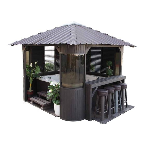 Canadian Spa Fraser gazebo Assembly Instructions Manual