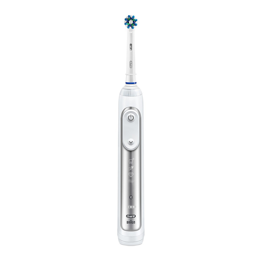 Braun Oral-B Genius 8000 Quick Start Manuals