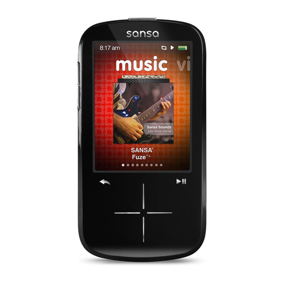 SanDisk MP3 Player Manuals