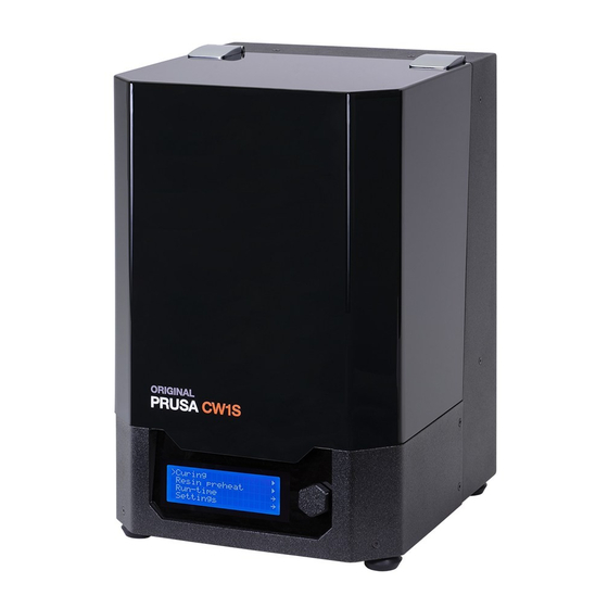Josef prusa PRUSA RESEARCH CW1 User Manual