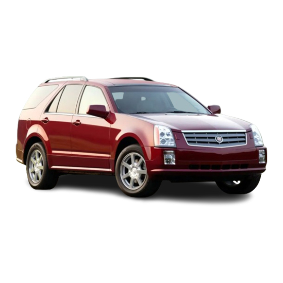 Cadillac 2004 SRX Owner's Manual