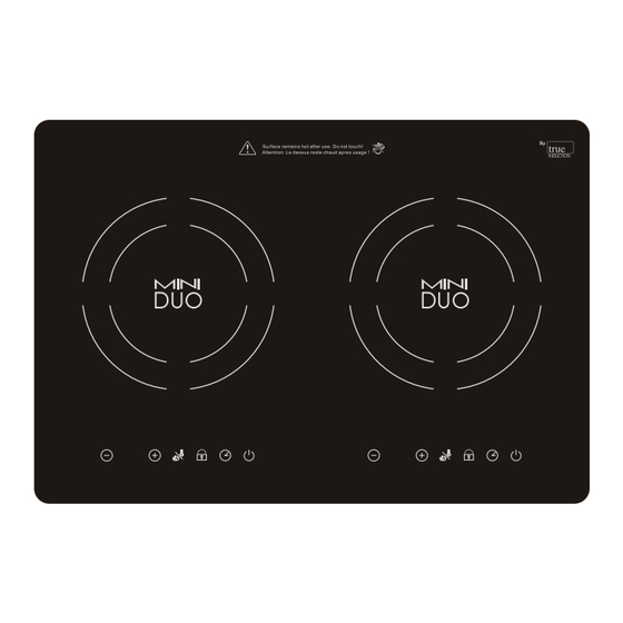 True Induction MD-2B Manuals
