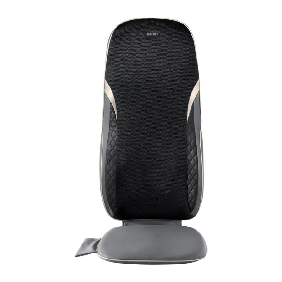 Homedics Shiatsu XL MCS-755HJ Manual