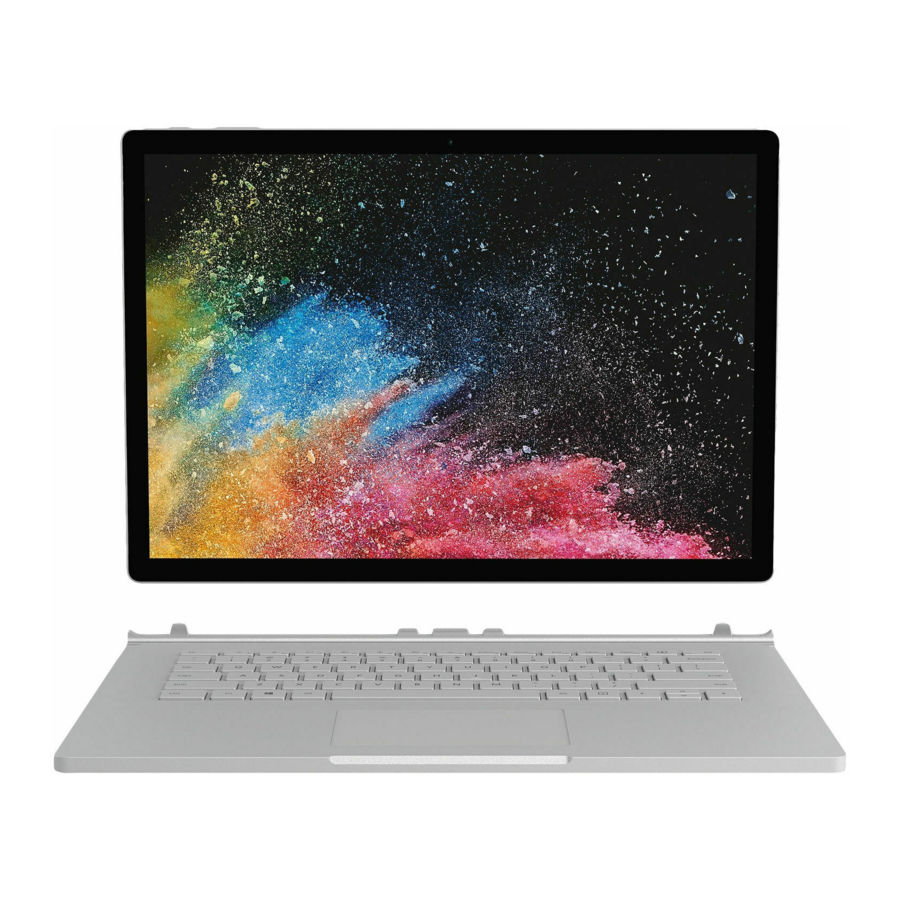 Microsoft Surface Book FUX-00001 Manual