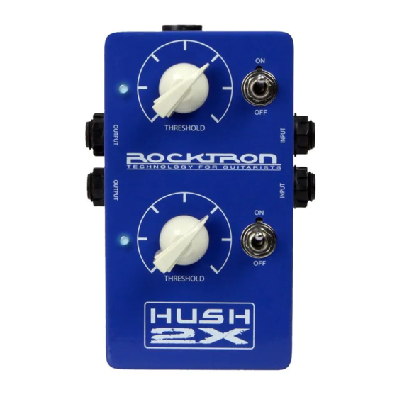 ■【箱・取説付】ROCKTRON 　HUSH THE PEDAL エフェクター ROCKTRON ( ロックトロン ) HUSH THE PEDAL 送料無料 | サウンド