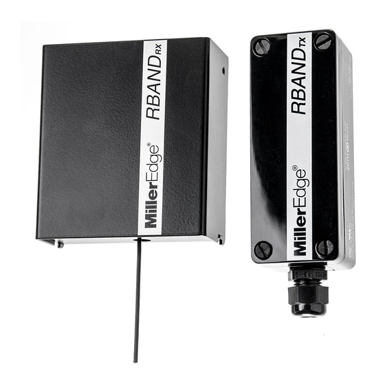 Miller Edge RBAND Installation Instructions Manual