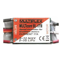 Multiplex MULTIcont Series Instructions Manual