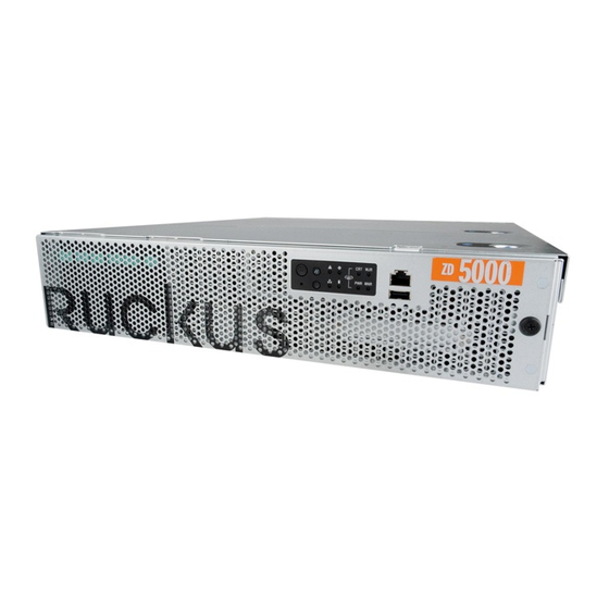 Ruckus Wireless ZoneDirector 5000 Getting Started Manual