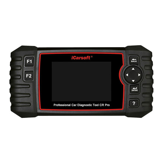 iCarsoft Multi-system Car Diagnostic Tool Series User Manual