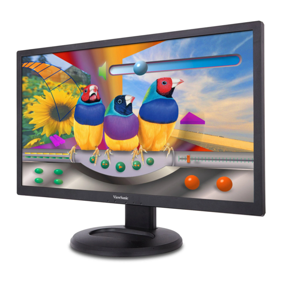 ViewSonic VG2860mhl-4k Quick Start Manual