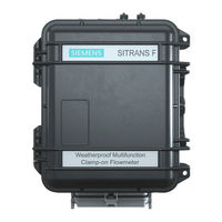 Siemens SITRANS FST090 Operating Instructions Manual