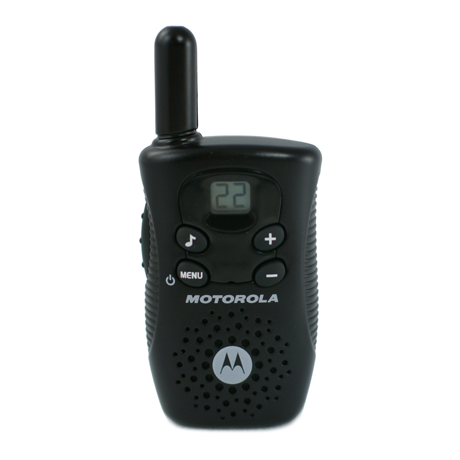Motorola TALKABOUT T4503 - Two-Way Radio Manual