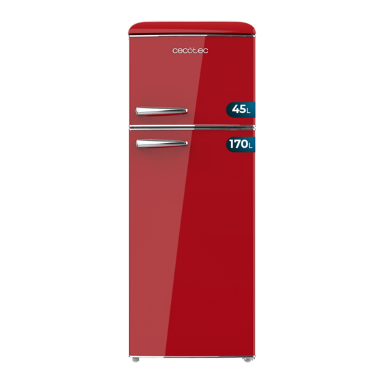 cecotec BOLERO COOLMARKET 2D ORIGIN 215 RED E Instruction Manual