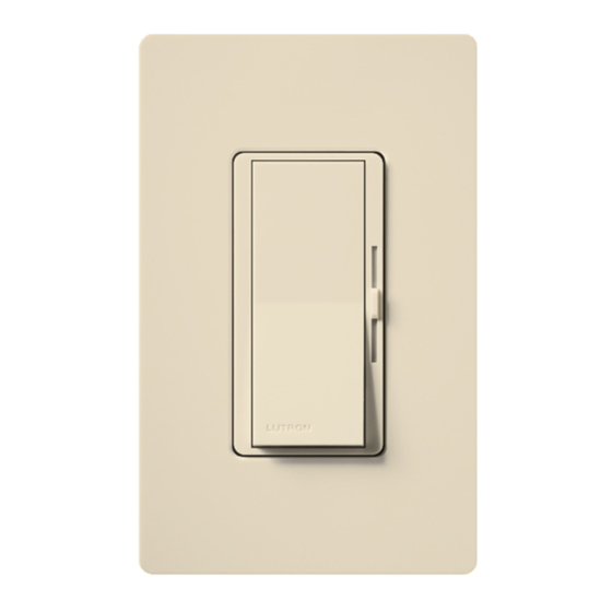 Lutron Electronics DL-600PL Quick Start Manual