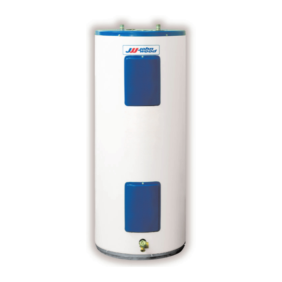 GSW WATER HEATING Installation And Operating Instructions Manual