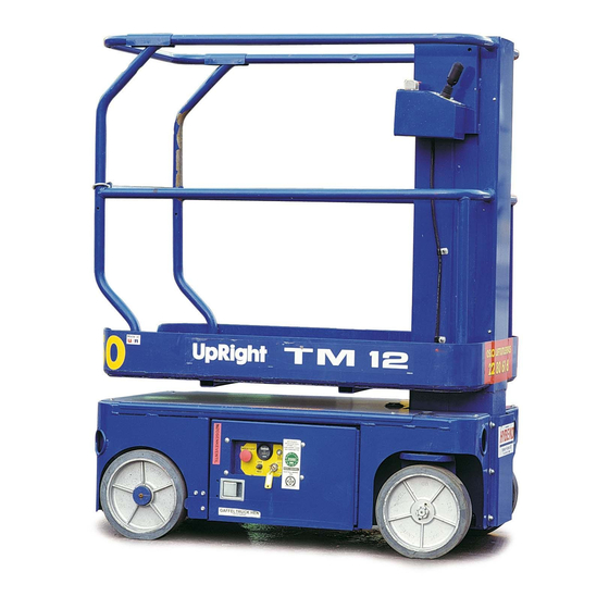 Upright TM12 Operator's Manual