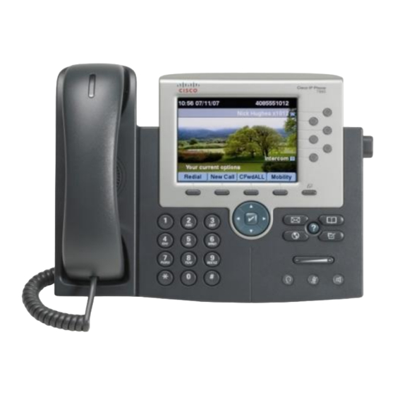 Cisco 7965 Reference Manual