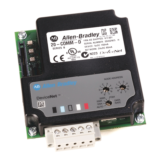 Allen-Bradley PowerFlex 20-COMM-D User Manual