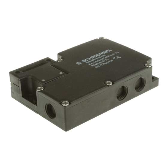 schmersal AZM 161 Mounting And Wiring Instructions