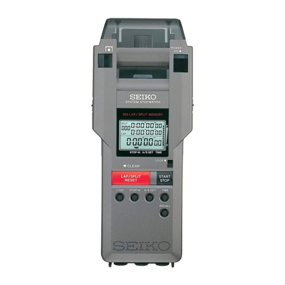 Seiko S149 Instructions Manual