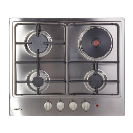 Vivax BH-312EI X Combi Hob Manuals
