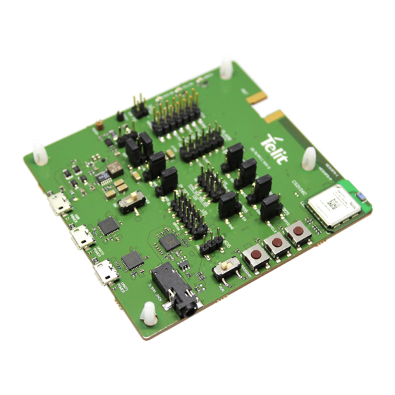 Telit Wireless Solutions WE310F5-I Quick Setup Manual