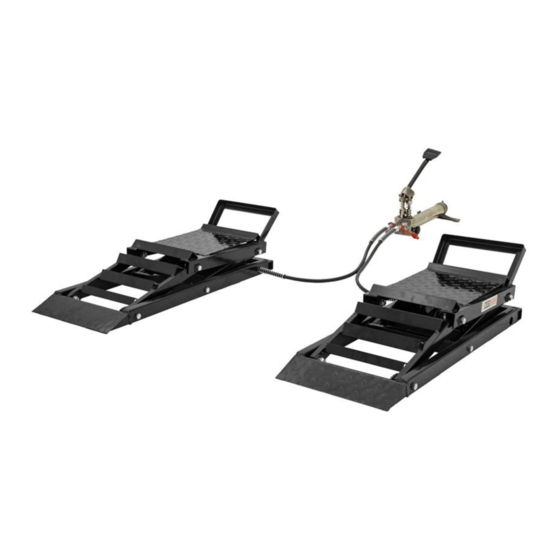 Black Widow CARLIFT-3000 Manual
