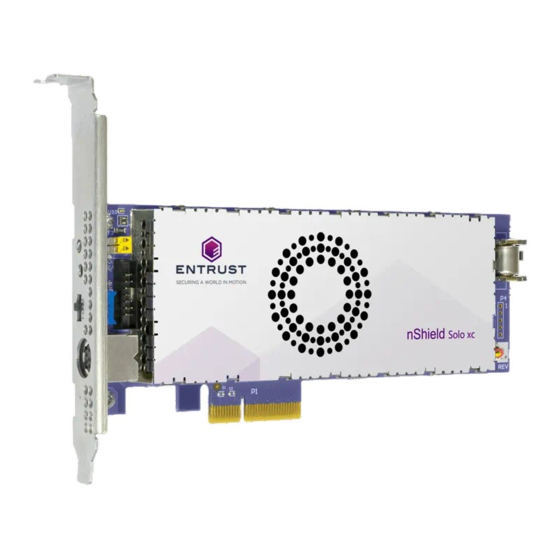 Entrust nShield Solo Installation Manual