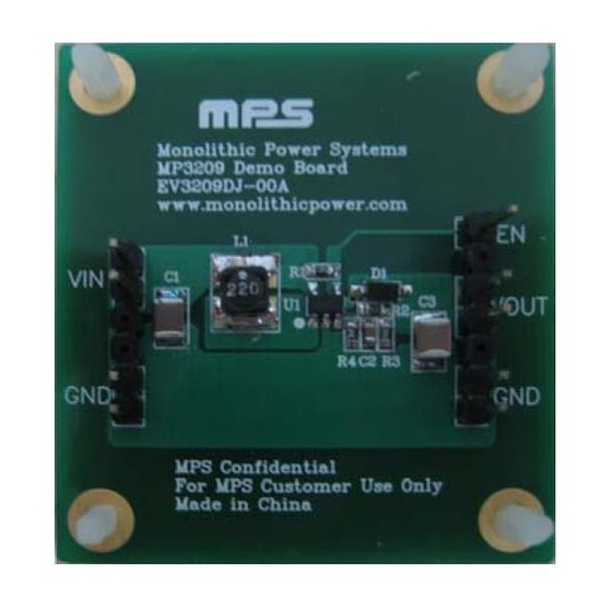MPS EV3209DJ-00A Manual