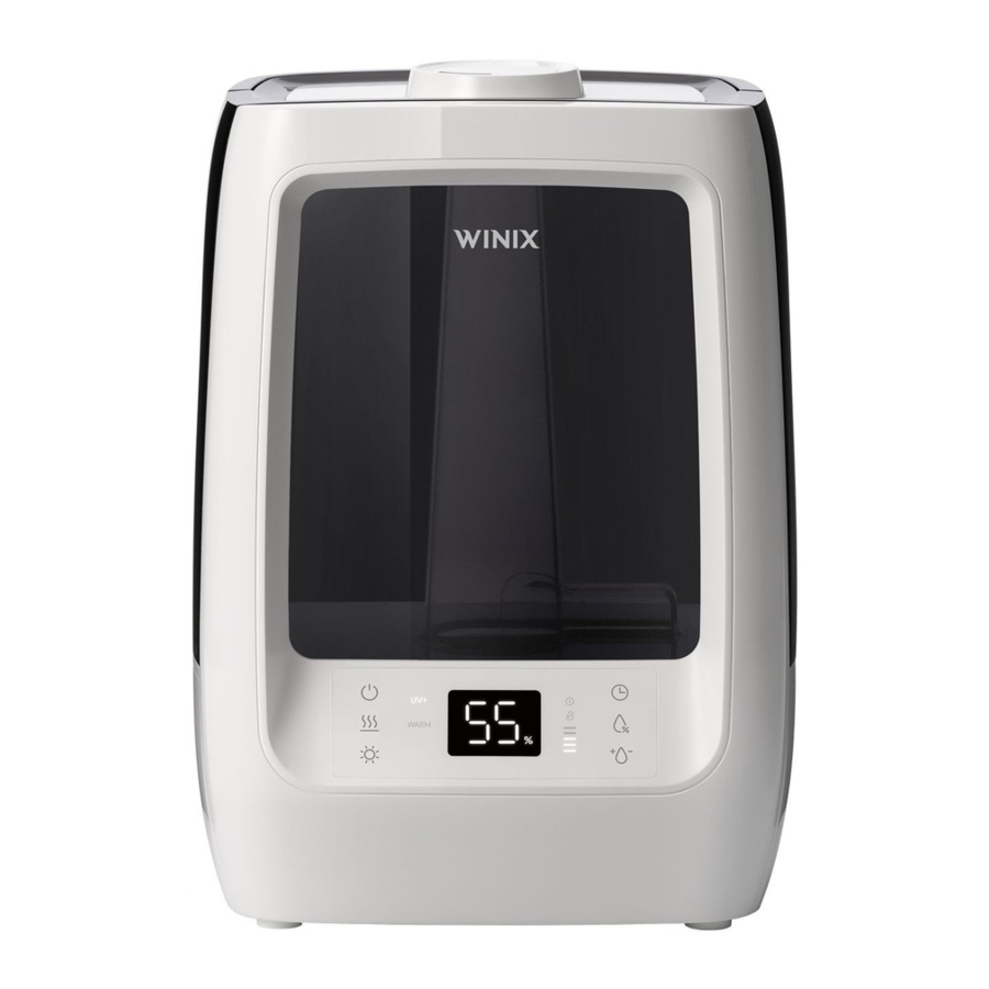 WINIX L500, HLUU750-JWE - Ultrasonic Humidifier with Aroma Atomiser Manual