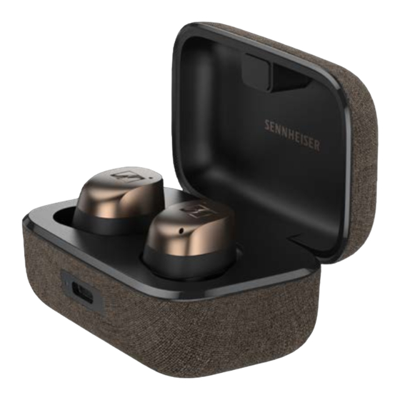 Sennheiser MOMENTUM True Wireless 4 Instruction Manual