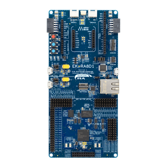 Renesas RA8D1 Series Quick Start Manual