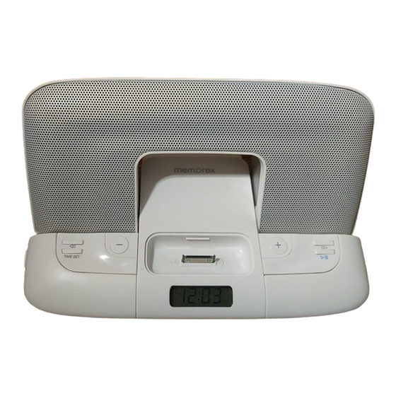 Memorex Mi2290WHT - Travel Speaker With iPod Dock User Manual