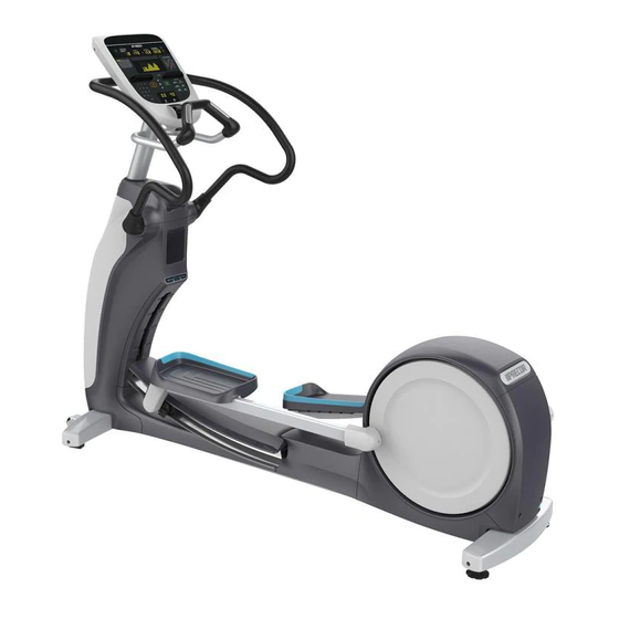 Precor Experience Series 800 line EFX Manuals