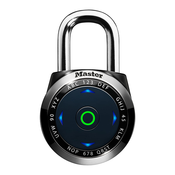 Master Lock eONE User Manual