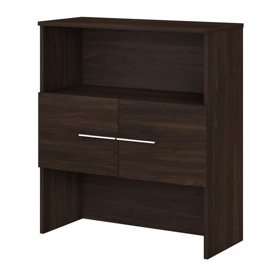 Bush Business Furniture Wide Hutch OFH136MH Assembly Manual