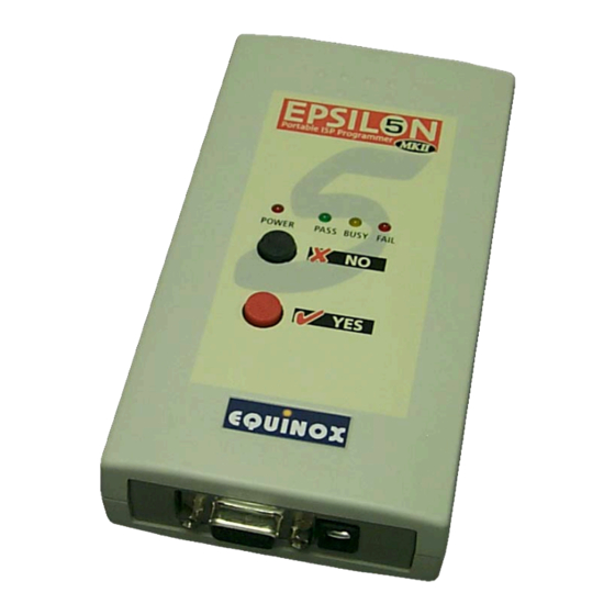 Embedded Solutions Equinox Technologies Epsilon5 User Manual