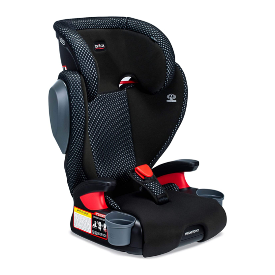 Britax HIGHPOINT User Manual