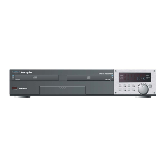 Terapin MCR-TX3300 Product Manual