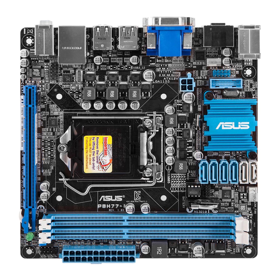 Asus P8H77-I Manual